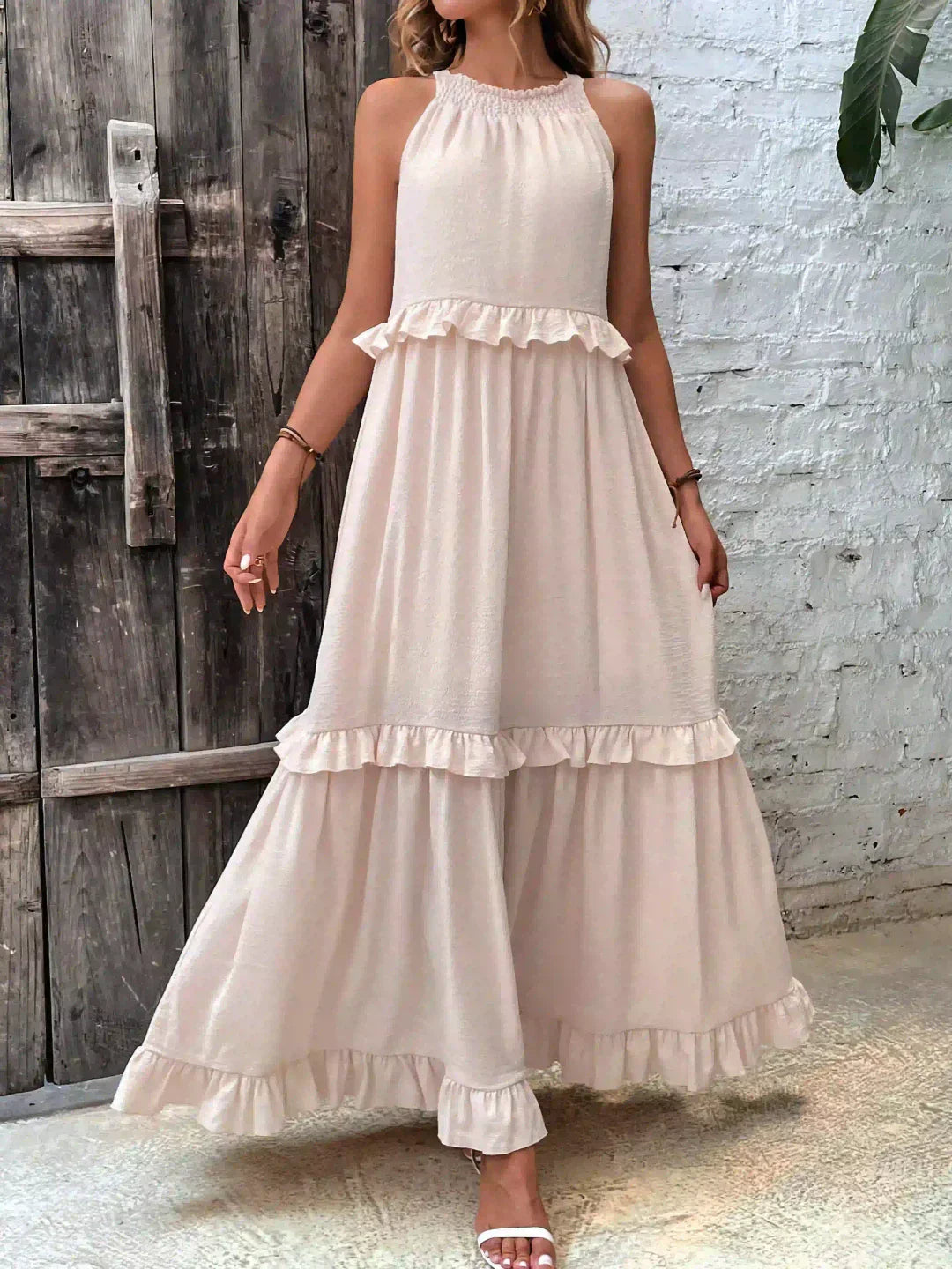 Gabriella — Tiered Ruffle Summer Maxi