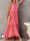 Gabriella — Tiered Ruffle Summer Maxi
