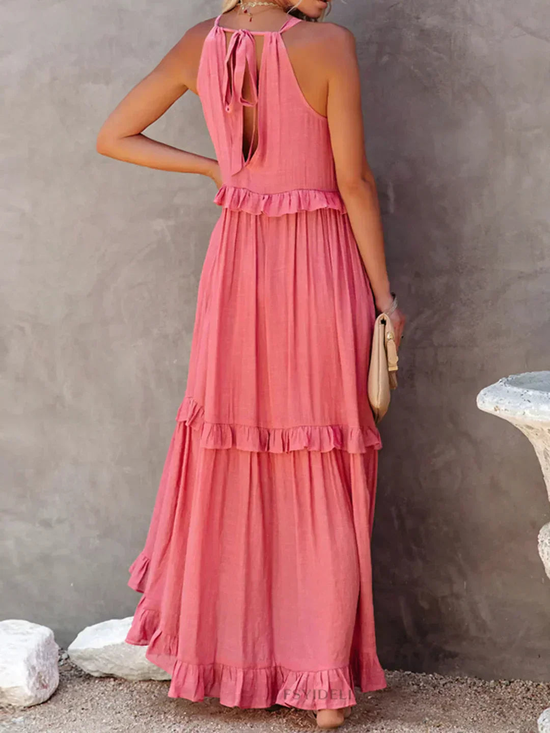 Gabriella — Tiered Ruffle Summer Maxi