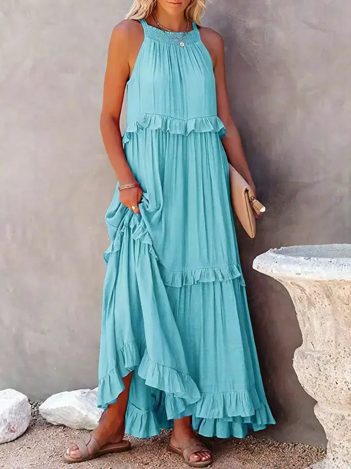 Gabriella — Tiered Ruffle Summer Maxi