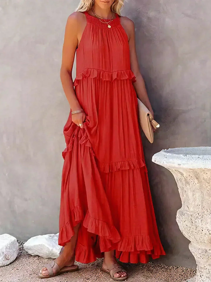 Gabriella — Tiered Ruffle Summer Maxi