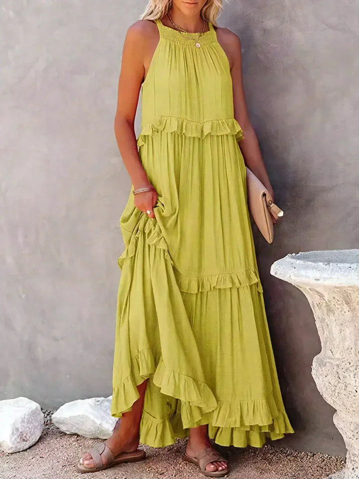 Gabriella — Tiered Ruffle Summer Maxi