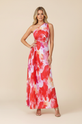 Juniper — One-Shoulder Pleated Wedding Guest Maxi