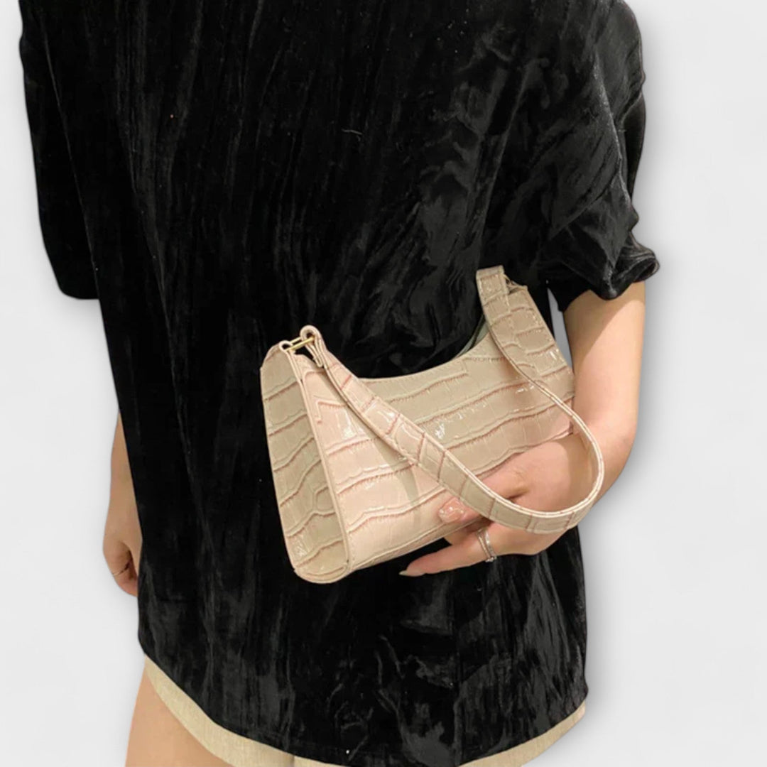 Glossy Leather Tote