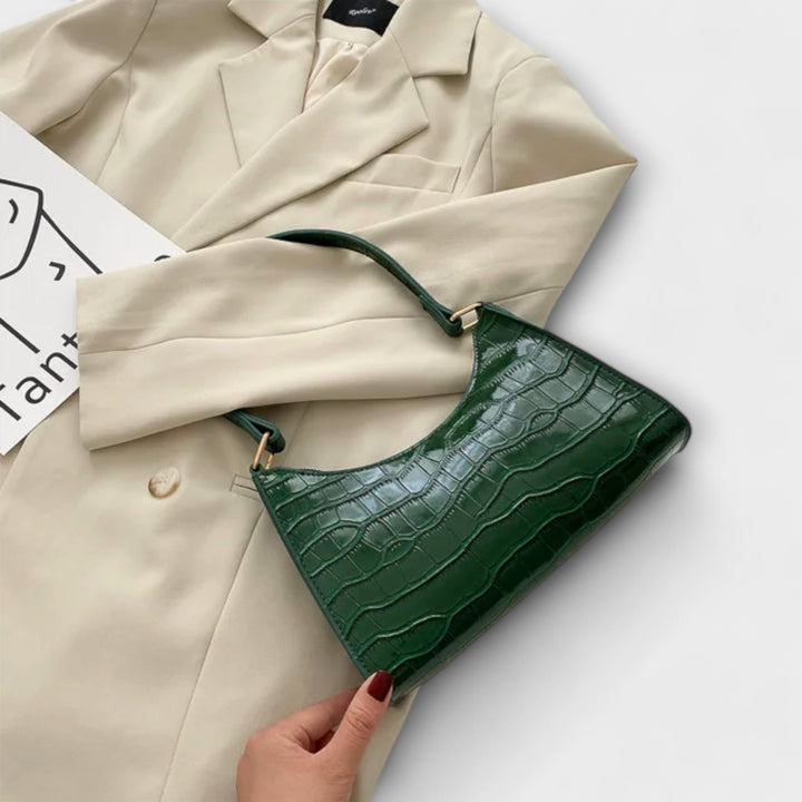 Glossy Leather Tote
