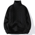 Magnus — Men's Chunky Cable-Knit Turtleneck Sweater