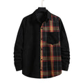 Reuben — Men's Plaid Corduroy Patchwork Shirt