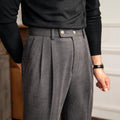 Mason — High-Waisted Pleated Trousers