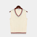 Wren Knit — V-Neck Ribbed Sweater Vest