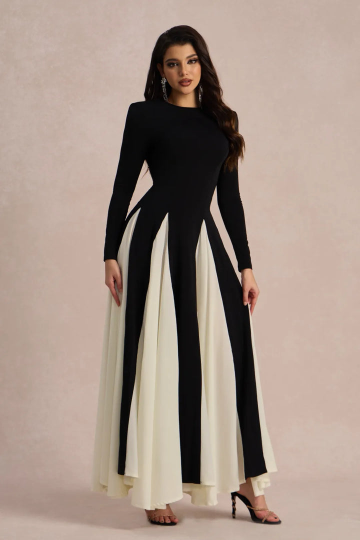 Audrey — Long-Sleeve Evening Maxi Dress