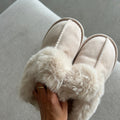Women's Plush Faux Fur Slippers