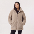 Carina — Women's Teddy Fleece Zip-Up Jacket