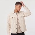 Men's Corduroy Snap-Button Shirt Jacket — Fergus