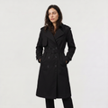 Lotte — Women's Single-Breasted Belted Trench Coat