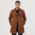 Franklin — Men's Double-Breasted Trench Coat