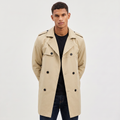 Franklin — Men's Double-Breasted Trench Coat