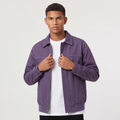 Men's Faux Suede Zip Trucker Jacket — Felix