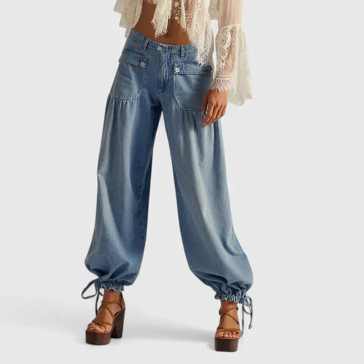 Lani — Pleated Wide-Leg Trousers