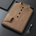 Whitaker — Cable-Knit Button Sweater