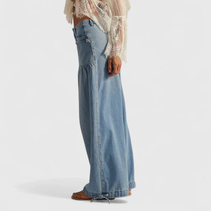 Lani — Pleated Wide-Leg Trousers