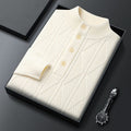 Whitaker — Cable-Knit Button Sweater
