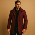 Ashford — Men’s Wool-Look Stand-Collar Winter Coat