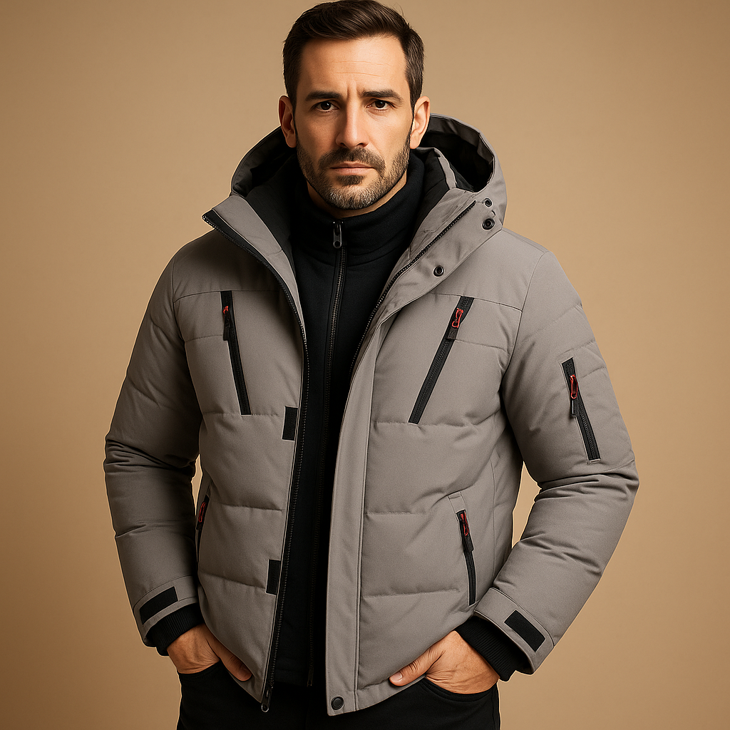 Bexley — Men’s Waterproof Hooded Baffle Puffer