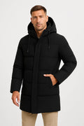 Brooks — Men’s Hooded Insulated Longline Puffer