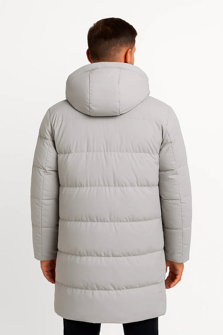 Brooks — Men’s Hooded Insulated Longline Puffer
