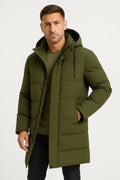 Brooks — Men’s Hooded Insulated Longline Puffer