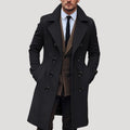 Harrison — Men’s Double-Breasted Peak-Lapel Overcoat
