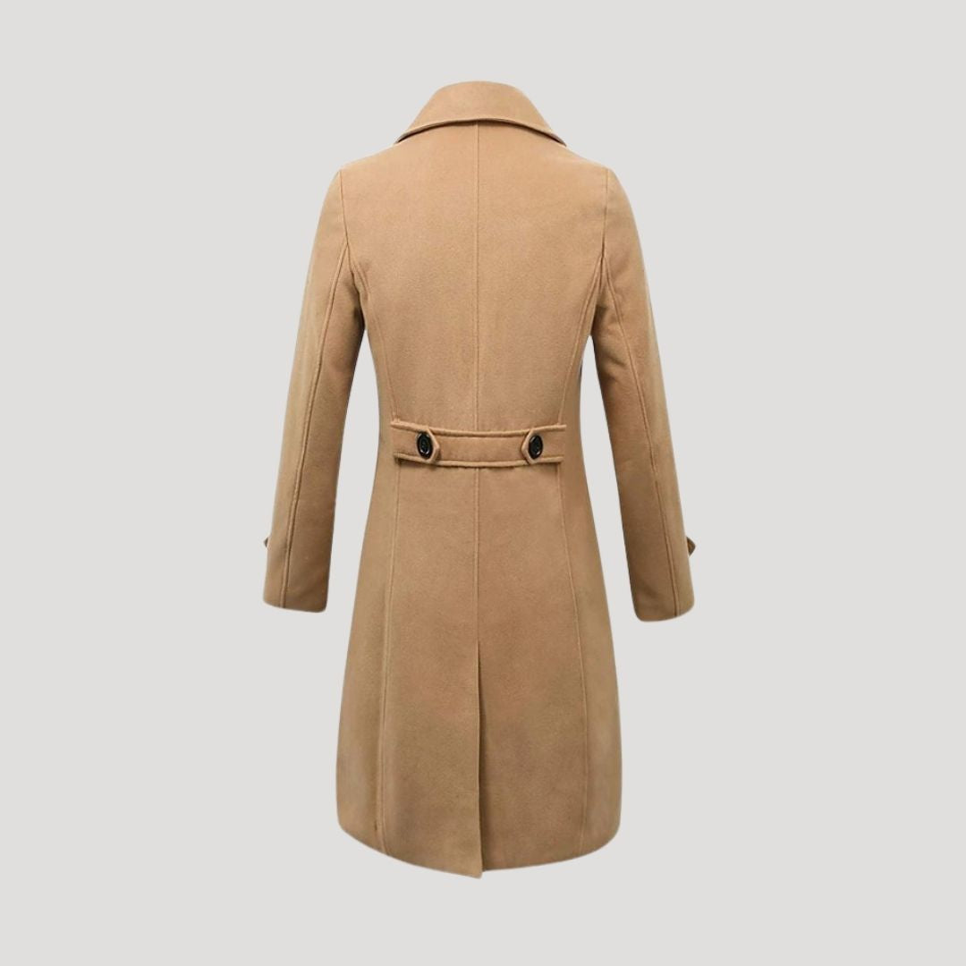 Harrison — Men’s Double-Breasted Peak-Lapel Overcoat
