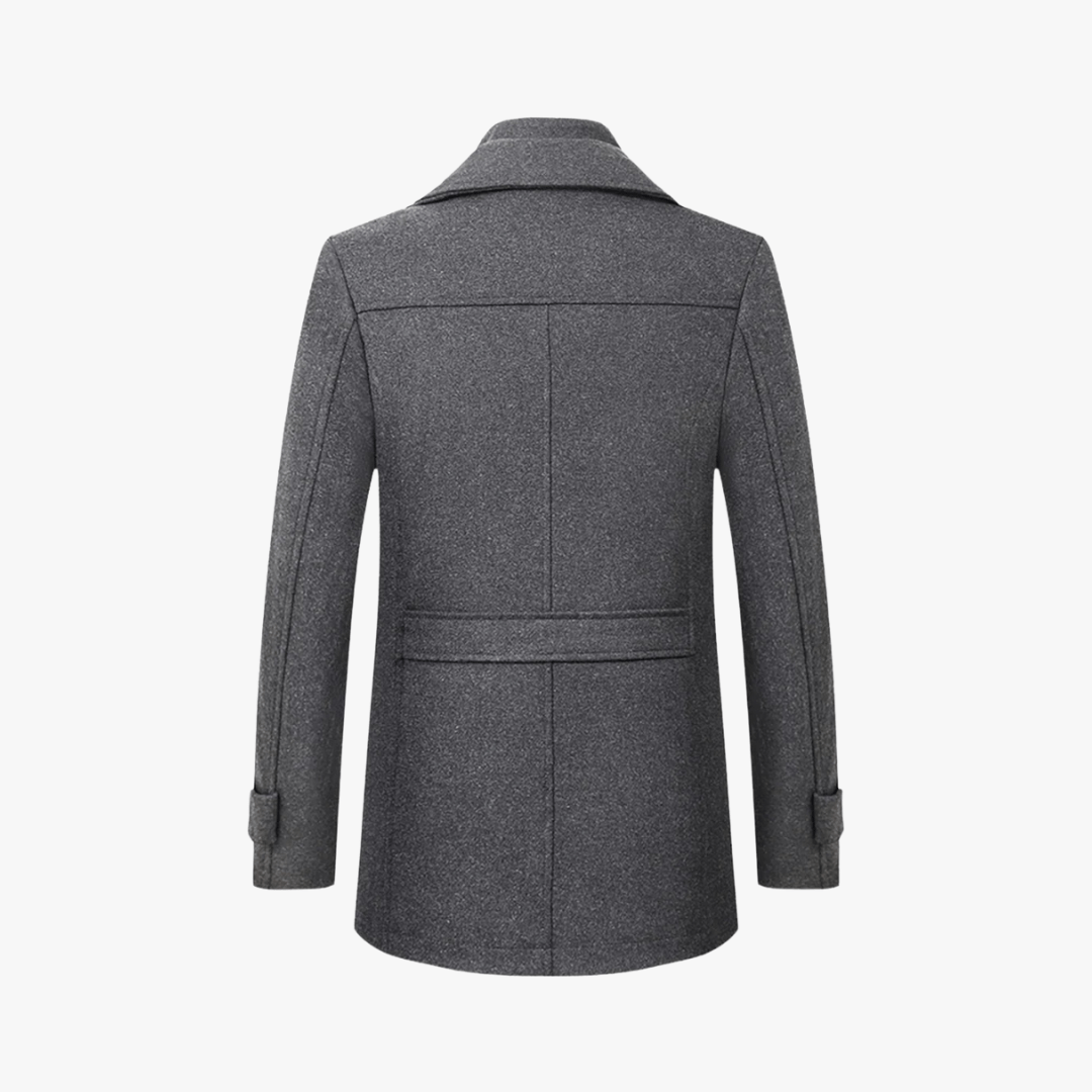 Stanton — Men’s Layered-Collar Slim Trench Coat