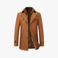 Stanton — Men’s Layered-Collar Slim Trench Coat