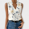 Nerissa — Draped V-Neck Top