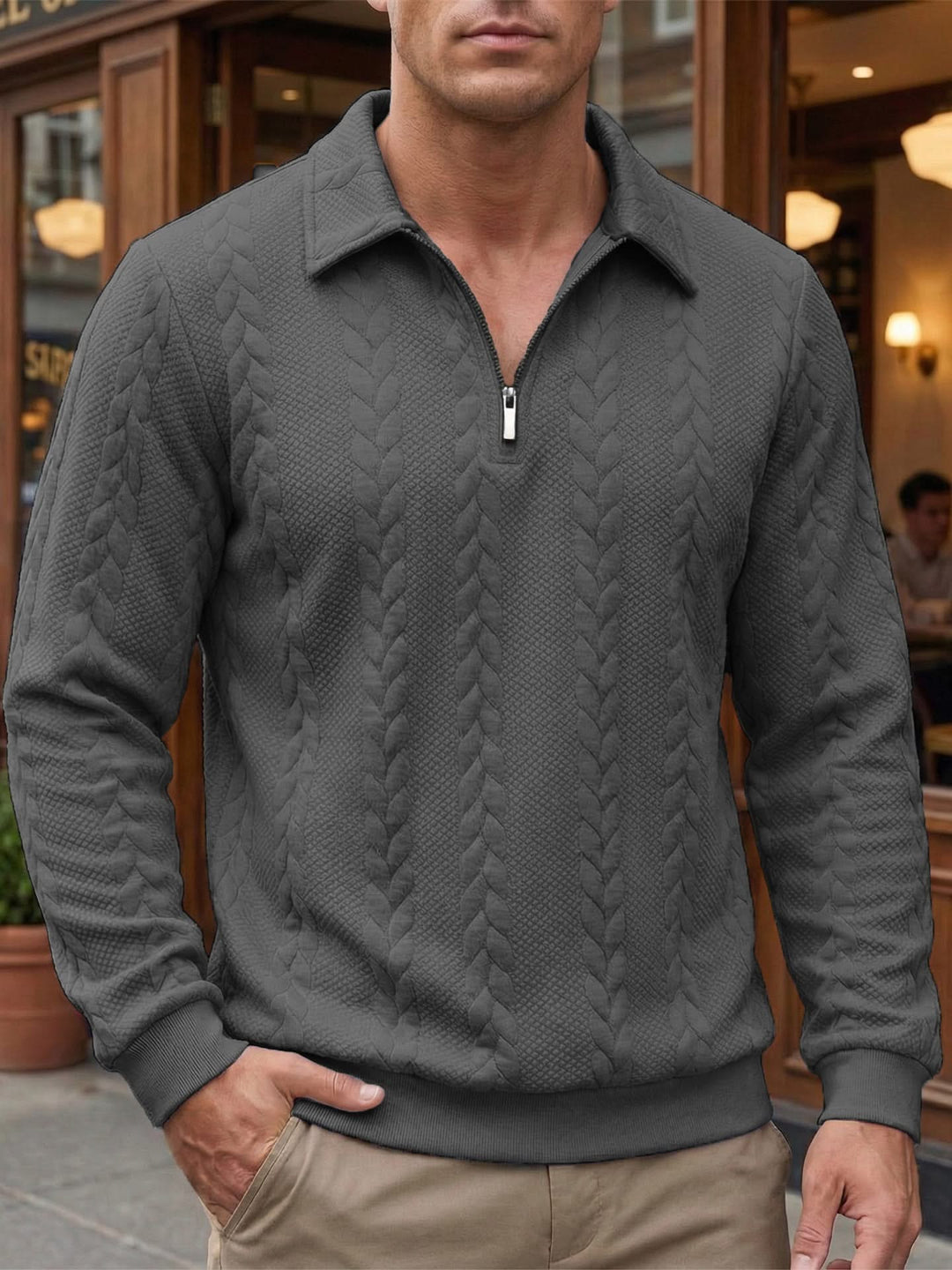 Titus — Italian-Style Quarter-Zip