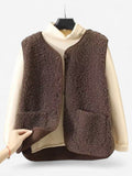 Enid — Women's Button-Down Knit Vest
