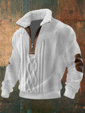 Newton — High-Collar Lined Sweater