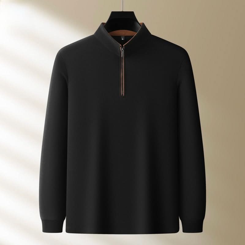 Hollis — Quarter-Zip Knit Pullover