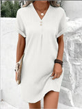 Lore — Elegant V-Neck Summer Dress