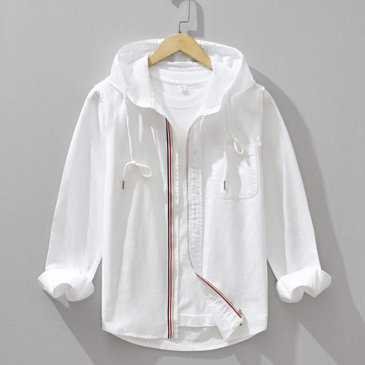 Roman — Linen-Blend Hoodie