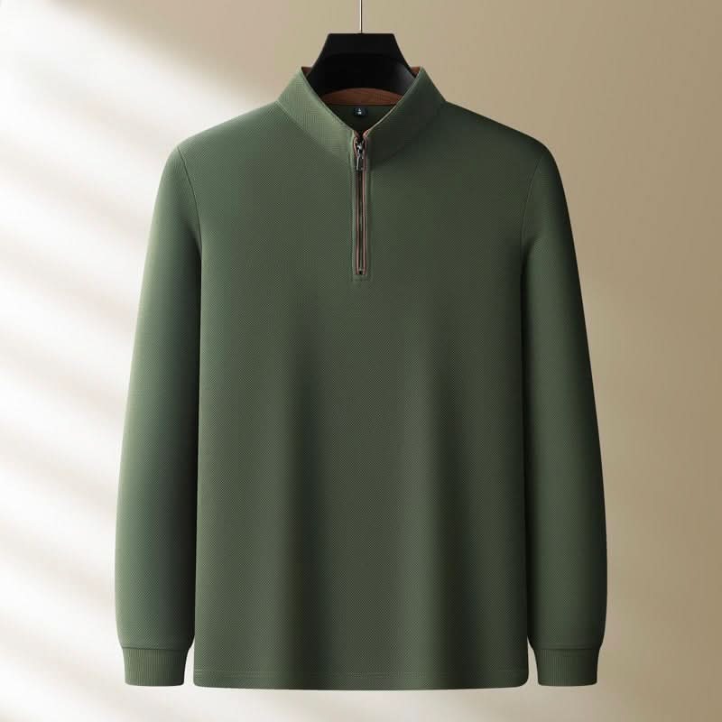 Hollis — Quarter-Zip Knit Pullover