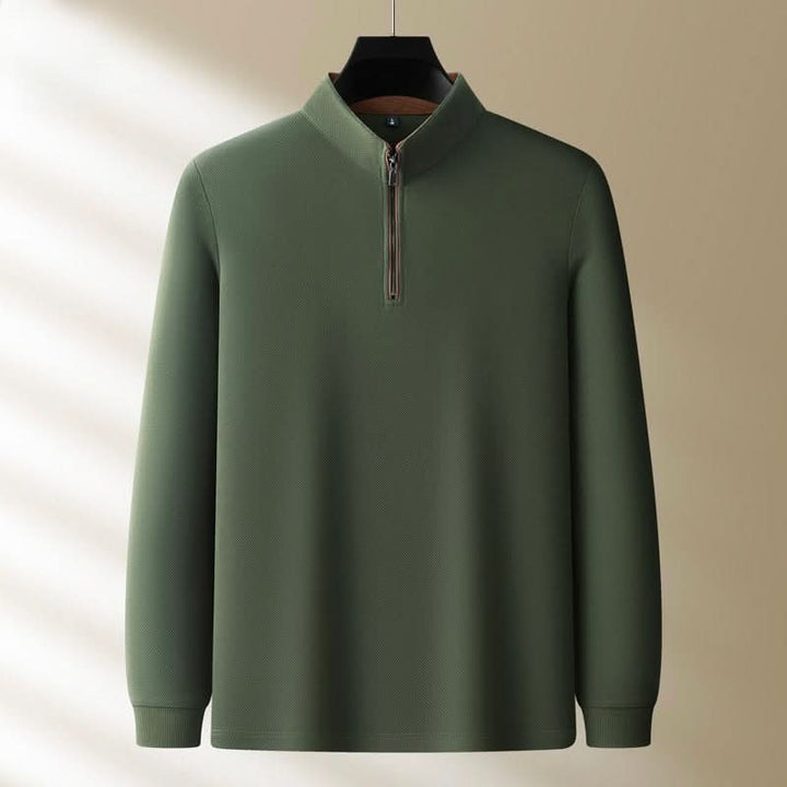 Hollis — Quarter-Zip Knit Pullover