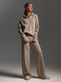 Beatrix — Collared Knit Lounge Set