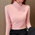 Victoria — Women's Slim-Fit Turtleneck Top