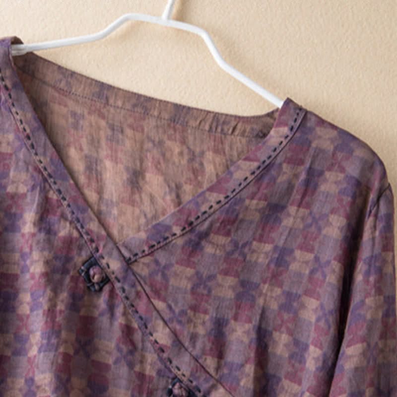 Edith — Botanical Linen Shirt