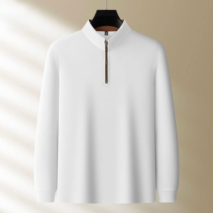 Hollis — Quarter-Zip Knit Pullover