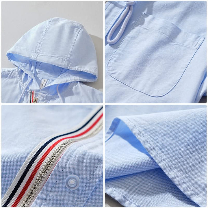 Roman — Linen-Blend Hoodie