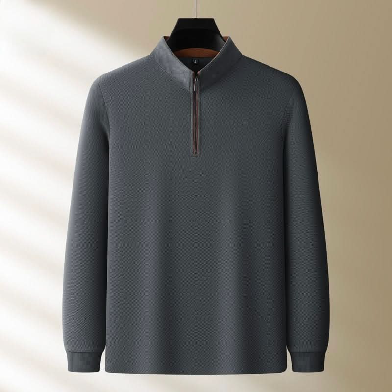 Hollis — Quarter-Zip Knit Pullover