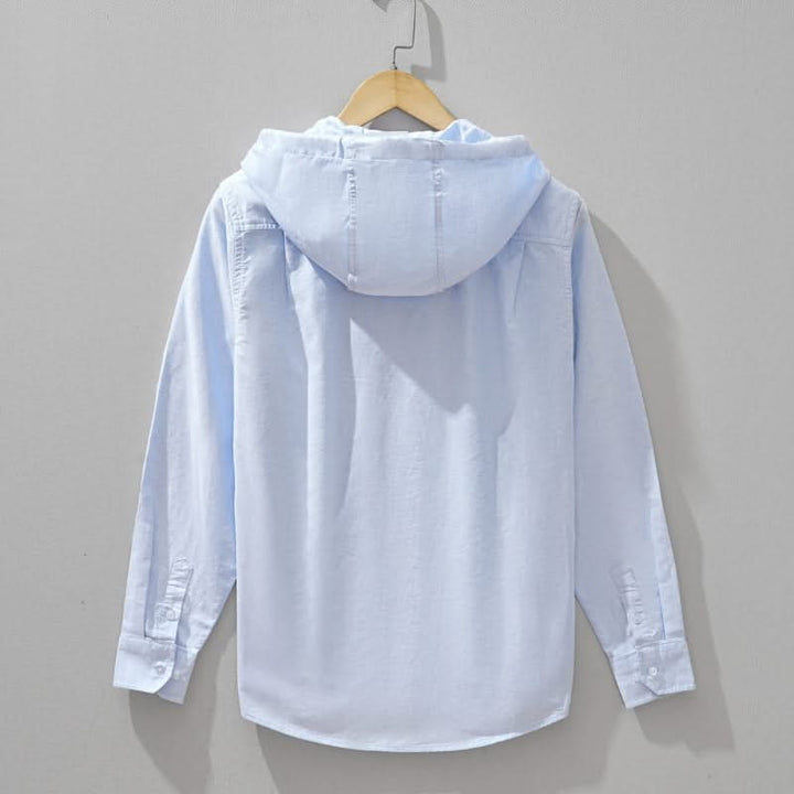 Roman — Linen-Blend Hoodie